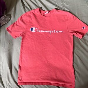 Champion Coral Tee with Logo